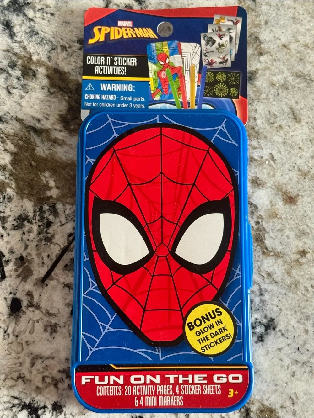 Tara Toy Marvel Spider-Man Fun On The Go Color N' Sticker Activities Kit 51071